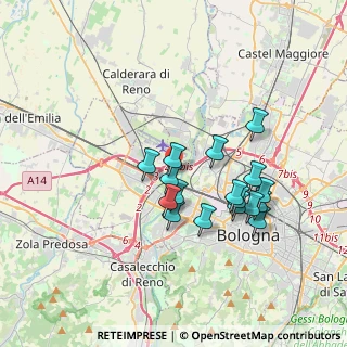Mappa Dal 105 al, 40132 Bologna BO, Italia (3.17294)