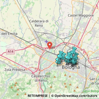 Mappa Dal 105 al, 40132 Bologna BO, Italia (4.054)
