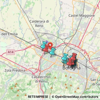 Mappa Dal 105 al, 40132 Bologna BO, Italia (3.80933)