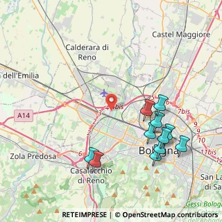 Mappa Dal 105 al, 40132 Bologna BO, Italia (4.65364)
