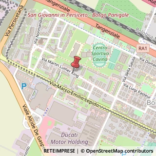 Mappa Via Martin Luther King,  38, 40132 Bologna, Bologna (Emilia Romagna)