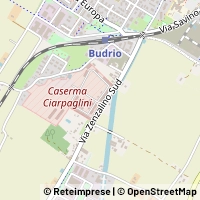 Mapa Budrio
