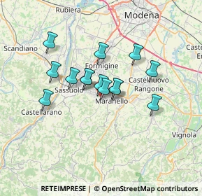 Mappa Via Risorgimento, 41042 Fiorano Modenese MO, Italia (5.17071)