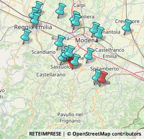 Mappa Via Risorgimento, 41042 Fiorano Modenese MO, Italia (15.545)