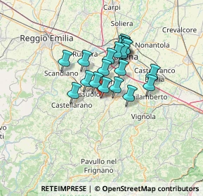 Mappa Via Risorgimento, 41042 Fiorano Modenese MO, Italia (9.8235)