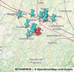 Mappa Via Risorgimento, 41042 Fiorano Modenese MO, Italia (12.054)