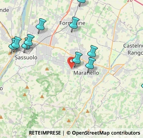 Mappa Via Risorgimento, 41042 Fiorano Modenese MO, Italia (5.46385)