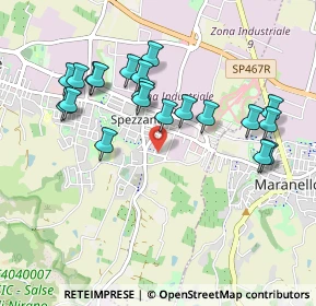 Mappa Via Risorgimento, 41042 Fiorano Modenese MO, Italia (0.9675)