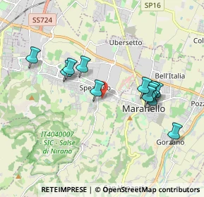 Mappa Via Risorgimento, 41042 Fiorano Modenese MO, Italia (1.79)