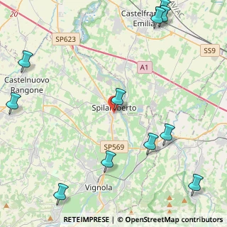 Mappa Via Giacomo Matteotti, 41057 Spilamberto MO, Italia (6.25727)