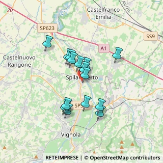 Mappa Via Giacomo Matteotti, 41057 Spilamberto MO, Italia (2.83067)