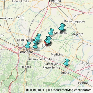 Mappa Via Creti Martella, 40054 Budrio BO, Italia (8.8475)