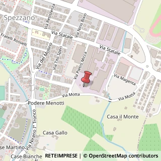 Mappa Via Motta, 35, 41042 Fiorano Modenese, Modena (Emilia Romagna)