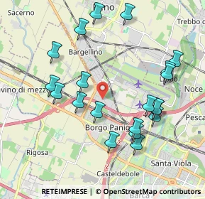 Mappa SP 568 Persicetana KM 30+500, 40132 Bologna BO, Italia (2.106)