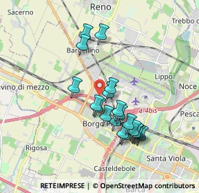Mappa SP 568 Persicetana KM 30+500, 40132 Bologna BO, Italia (1.618)