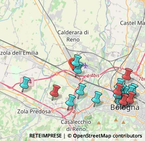 Mappa SP 568 Persicetana KM 30+500, 40132 Bologna BO, Italia (5.2855)