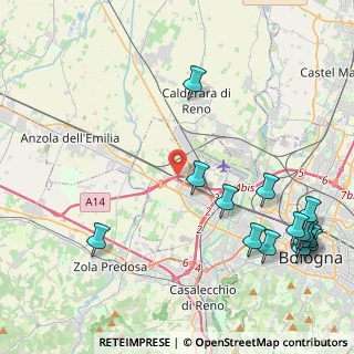 Mappa Via di Mezzo, 40132 Bologna BO, Italia (5.758)