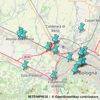 Mappa Via di Mezzo, 40132 Bologna BO, Italia (4.7215)