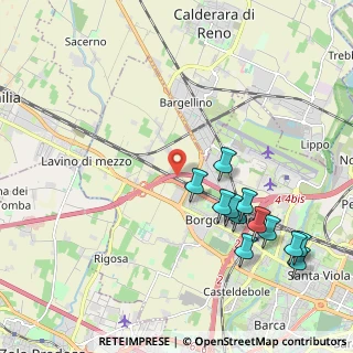 Mappa Via di Mezzo, 40132 Bologna BO, Italia (2.34)