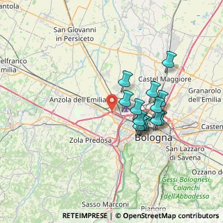 Mappa Via di Mezzo, 40132 Bologna BO, Italia (5.85538)