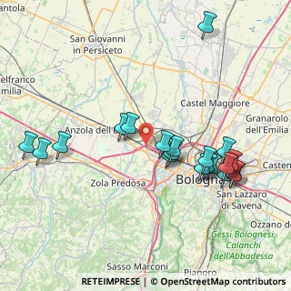 Mappa Via di Mezzo, 40132 Bologna BO, Italia (8.3895)