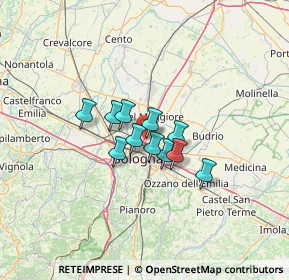 Mappa Via Filippo Terzi, 40128 Bologna BO, Italia (7.88091)