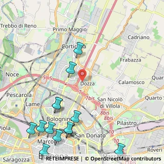 Mappa Via Filippo Terzi, 40128 Bologna BO, Italia (3.02385)