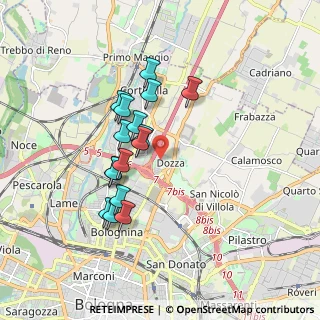 Mappa Via Filippo Terzi, 40128 Bologna BO, Italia (1.55625)