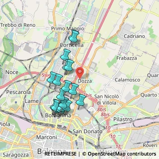 Mappa Via Filippo Terzi, 40128 Bologna BO, Italia (1.76889)