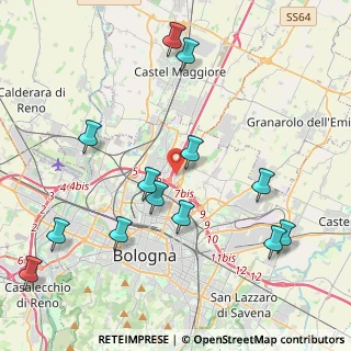 Mappa Via Filippo Terzi, 40128 Bologna BO, Italia (4.77308)