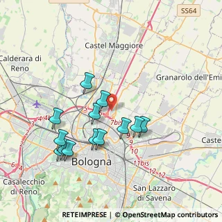 Mappa Via Filippo Terzi, 40128 Bologna BO, Italia (3.63615)
