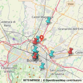 Mappa Via Filippo Terzi, 40128 Bologna BO, Italia (3.9625)