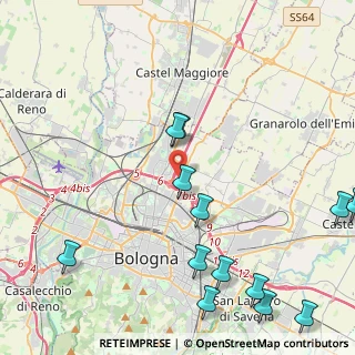 Mappa Via Filippo Terzi, 40128 Bologna BO, Italia (5.74077)