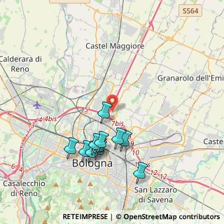 Mappa Via Filippo Terzi, 40128 Bologna BO, Italia (3.85273)