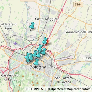 Mappa Via Filippo Terzi, 40128 Bologna BO, Italia (3.52273)
