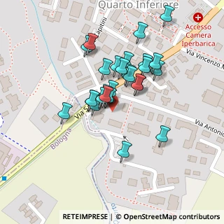 Mappa Via Bettini, 40057 Granarolo dell'Emilia BO, Italia (0.08571)