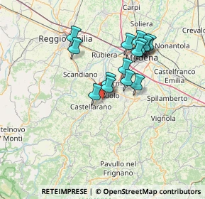 Mappa Via Montanara Sassuolo, 41049 Sassuolo MO, Italia (12.136)