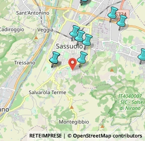 Mappa Via Zandonai, 41049 Sassuolo MO, Italia (2.31667)