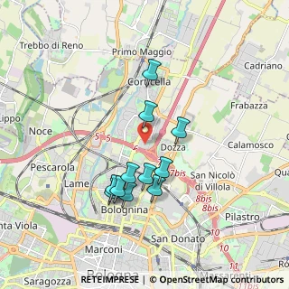 Mappa Via Lugo, 40128 Bologna BO, Italia (1.58545)