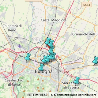 Mappa Via Lugo, 40128 Bologna BO, Italia (3.50545)
