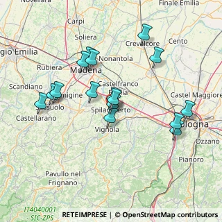 Mappa Via Walter Collina, 41057 Spilamberto MO, Italia (14.21375)