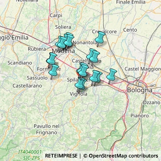 Mappa Via Piemonte, 41057 Spilamberto MO, Italia (10.1135)
