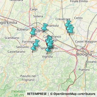 Mappa Via Piemonte, 41057 Spilamberto MO, Italia (8.86615)
