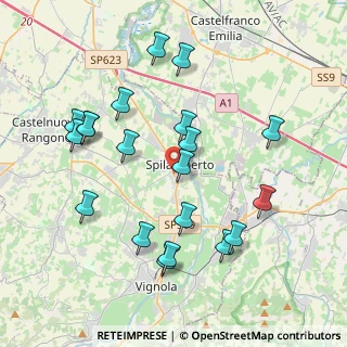 Mappa Via Piemonte, 41057 Spilamberto MO, Italia (4.161)