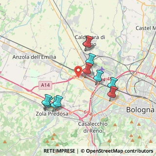 Mappa Via degli Alberelli, 40132 Bologna BO, Italia (3.51)
