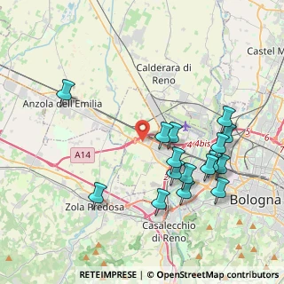 Mappa Via Alberelli, 40132 Bologna BO, Italia (4.21125)