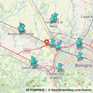 Mappa Via Alberelli, 40132 Bologna BO, Italia (4.76077)