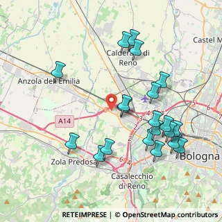 Mappa Via Alberelli, 40132 Bologna BO, Italia (4.2605)