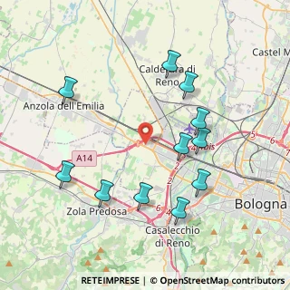 Mappa Via Alberelli, 40132 Bologna BO, Italia (4.15273)
