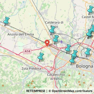 Mappa Via degli Alberelli, 40132 Bologna BO, Italia (5.94333)